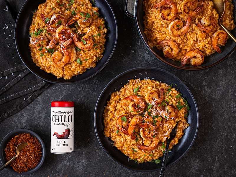 Tomato & Prawn Risotto